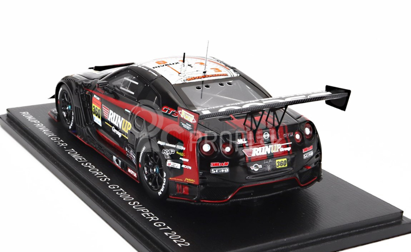 Spark-model Nissan Gt-r Team Runup Rivaux Tomei Sports N 360 Gt300 Super Gt 2022 T.aoki - A.tanaka 1:43 Black Red