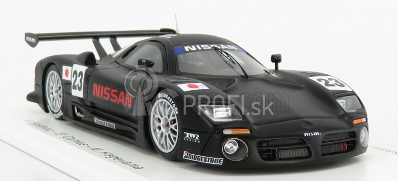 Spark-model Nissan R390 Gt1 3.5l Turbo N 23 Predkvalifikácia 24h Le Mans 1997 K.hoshino - E.comas - M.kageyama 1:43 Black