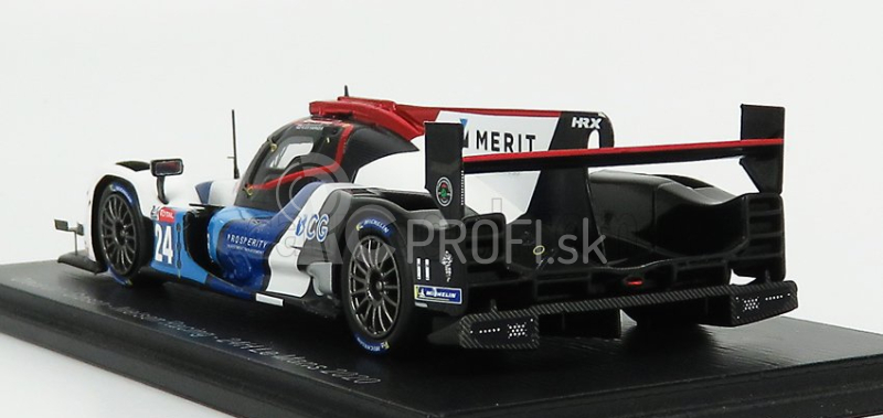 Spark-model Oreca 07 Gibson 4.2l V8 Team Nielsen Racing N 24 24h Le Mans 2020 G.grist - A.kapadia - A.wells 1:43 Modrá červená biela