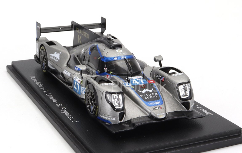 Spark-model Oreca 07 Gibson Gk428 4.2l V8 Team Cool Racing N 47 24h Le Mans 2023 R.de Gerus - V.lomko - S.pagenaud 1:43 Sivá Biela Čierna