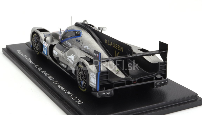 Spark-model Oreca 07 Gibson Gk428 4.2l V8 Team Cool Racing N 47 24h Le Mans 2023 R.de Gerus - V.lomko - S.pagenaud 1:43 Sivá Biela Čierna