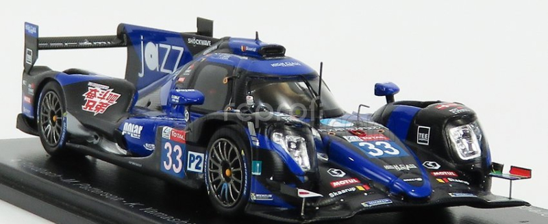 Spark-model Oreca 07 Gibson Team High Class Racing N 33 24h Le Mans 2020 A.fjordbach - M.patterson - K.yamashita 1:43 Modrá