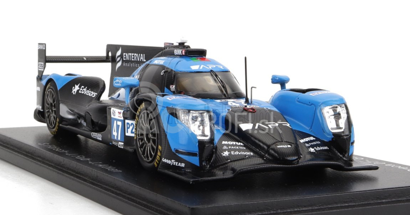 Spark-model Oreca Gibson 07 Gk428 4.2l V8 Team Algarve Pro Racing N 47 24h Le Mans 2022 S.floersch - J.falb - J.aitken 1:43 Black Light Blue