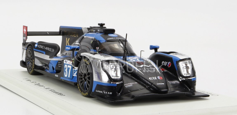 Spark-model Oreca Gibson 07 Gk428 4.2l V8 Team Cool Racing N 37 24h Le Mans 2022 Y.ye - R.taylor - N.krutten 1:43 Black Blue Silver