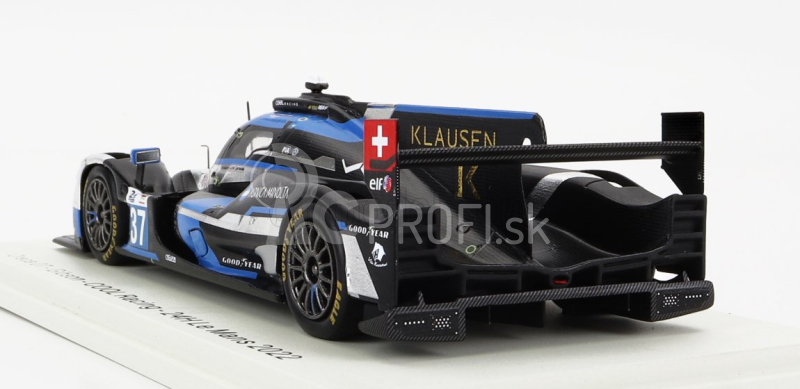 Spark-model Oreca Gibson 07 Gk428 4.2l V8 Team Cool Racing N 37 24h Le Mans 2022 Y.ye - R.taylor - N.krutten 1:43 Black Blue Silver