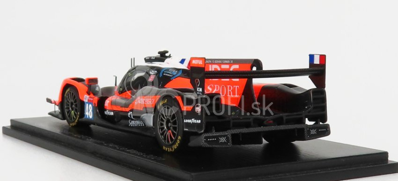 Spark-model Oreca Gibson 07 Gk428 4.2l V8 Team Idec Sport N 48 24h Le Mans 2021 P.loup Chatin - P.lafargue - P.pilet 1:43 Čierna sivá červená