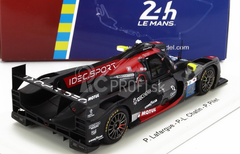 Spark-model Oreca Gibson 07 Gk428 4.2l V8 Team Idec Sport N 48 24h Le Mans 2022 P.lafargue - P.l.chatin - P.pilet 1:43 Black Red