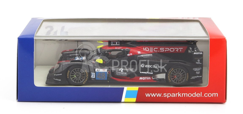 Spark-model Oreca Gibson 07 Gk428 4.2l V8 Team Idec Sport N 48 24h Le Mans 2022 P.lafargue - P.l.chatin - P.pilet 1:43 Black Red