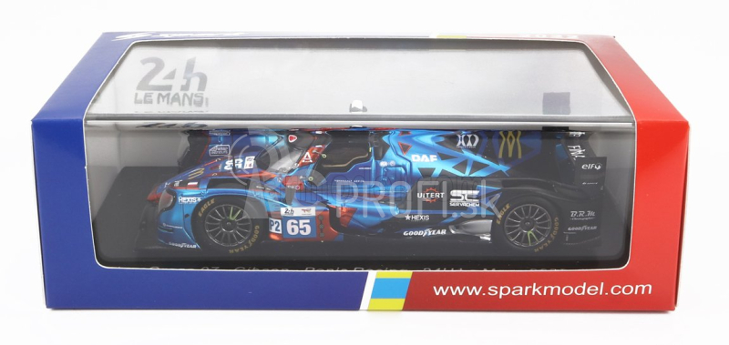 Spark-model Oreca Gibson 07 Gk428 4.2l V8 Team Panis Racing N 65 24h Le Mans 2022 J.canal - N.jamin - J.van Uitert 1:43 Modrá červená