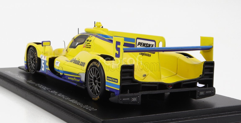 Spark-model Oreca Gibson 07 Gk428 4.2l V8 Team Penske N 5 24h Le Mans 2022 D.cameron - E.collard - F.nasr 1:43 Žltá