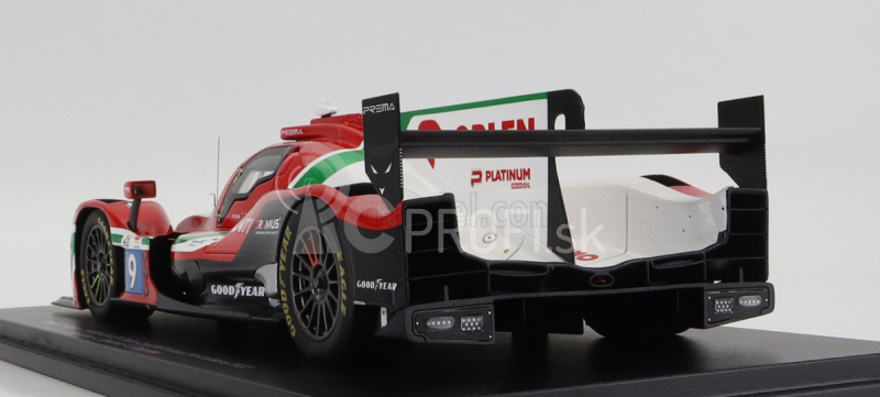 Spark-model Oreca Gibson 07 Gk428 4.2l V8 Team Prema Orlen N 9 2nd Lmp2 Class 24h Le Mans 2022 R.kubica - L.deletraz - L.colombo - Con Vetrina - S vitrínou 1:18 Červená Biela Zelená