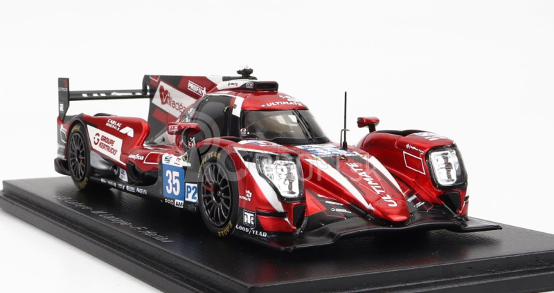 Spark-model Oreca Gibson 07 Gk428 4.2l V8 Team Ultimate N 35 24h Le Mans 2022 J.b.lahaye - M.lahaye - F.heriau 1:43 Červená Biela