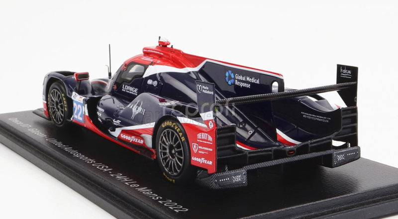 Spark-model Oreca Gibson 07 Gk428 4.2l V8 Team United Autosports Usa N 22 24h Le Mans 2022 P.hanson - F.albuquerque - W.owen 1:43 Black Red