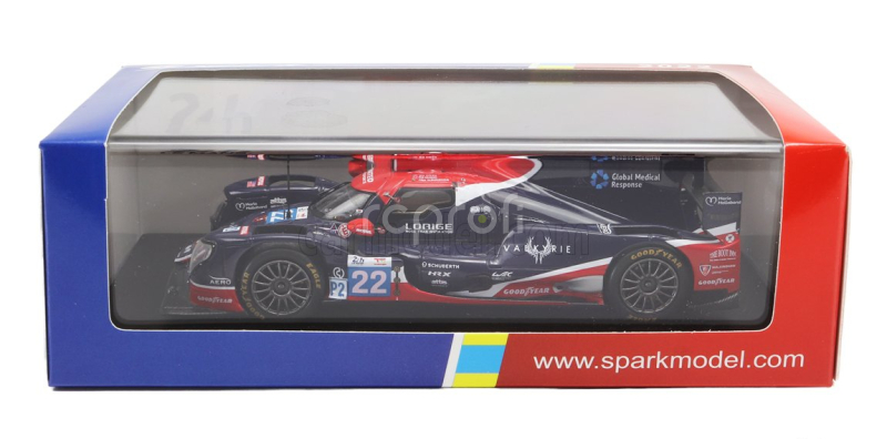 Spark-model Oreca Gibson 07 Gk428 4.2l V8 Team United Autosports Usa N 22 24h Le Mans 2022 P.hanson - F.albuquerque - W.owen 1:43 Black Red