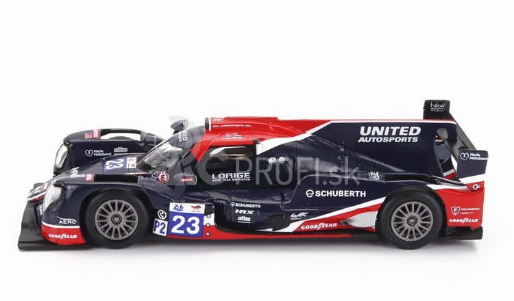 Spark-model Oreca Gibson 07 Gk428 4.2l V8 Team United Autosports Usa N 23 24h Le Mans 2022 A.lynn - O.jarvis - J.pierson 1:64 Black Red