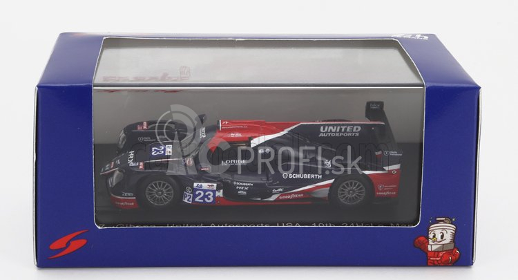 Spark-model Oreca Gibson 07 Gk428 4.2l V8 Team United Autosports Usa N 23 24h Le Mans 2022 A.lynn - O.jarvis - J.pierson 1:64 Black Red