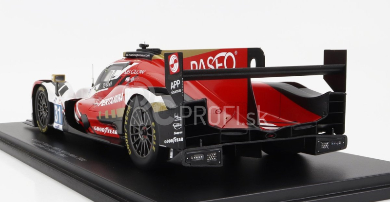 Spark-model Oreca Gibson 07 Gk428 4.2l V8 Team Wrt N 31 24h Le Mans 2022 S.gelael - R.frijns - R.rast - Con Vetrina - S vitrínou - Špeciálna krabica 1:18 červená biela