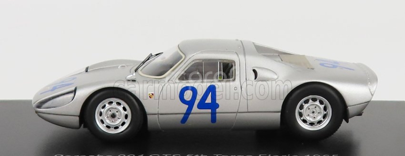 Spark-model Porsche 904 Gts N 94 5th Targa Florio 1965 A.pucci - G.klass 1:43 Strieborná