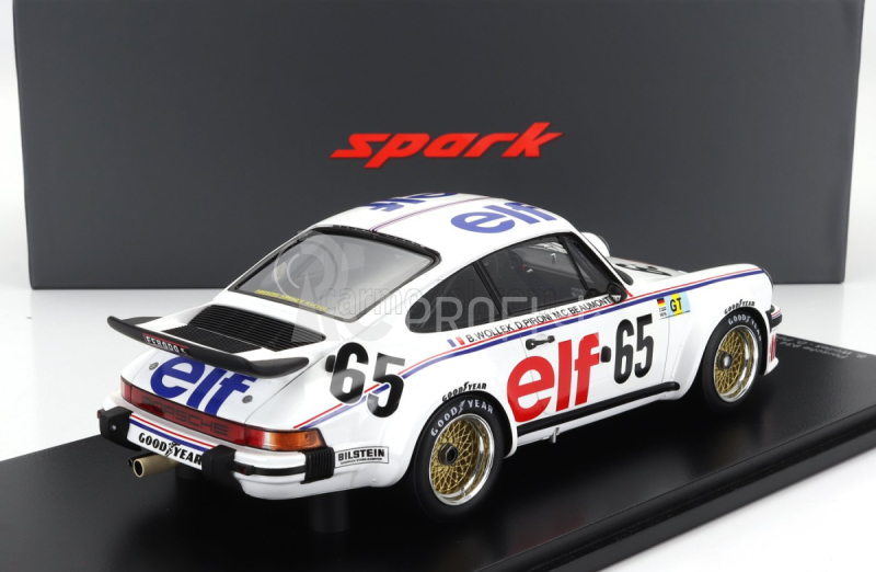 Spark-model Porsche 911 934 Team Porsche Kremer Racing N 65 24h Le Mans 1976 M.c.charmasson - D.pironi - B.wollek 1:18 Biela