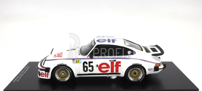 Spark-model Porsche 911 934 Team Porsche Kremer Racing N 65 24h Le Mans 1976 M.c.charmasson - D.pironi - B.wollek 1:18 Biela