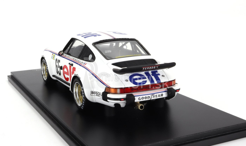 Spark-model Porsche 911 934 Team Porsche Kremer Racing N 65 24h Le Mans 1976 M.c.charmasson - D.pironi - B.wollek 1:18 Biela