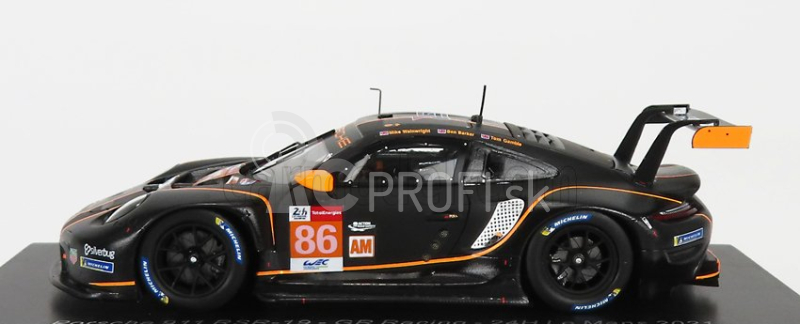 Spark-model Porsche 911 991-2 4.2l Rsr-19 Team Gr Racing N 86 24h Le Mans 2021 M.wainwright - B.barker - T.gamble 1:43 Black