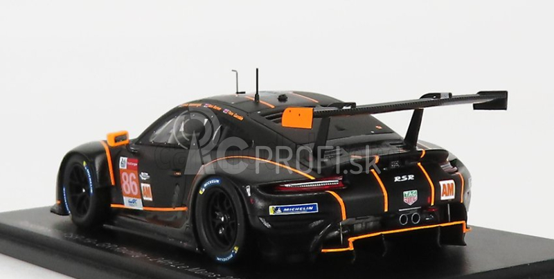 Spark-model Porsche 911 991-2 4.2l Rsr-19 Team Gr Racing N 86 24h Le Mans 2021 M.wainwright - B.barker - T.gamble 1:43 Black