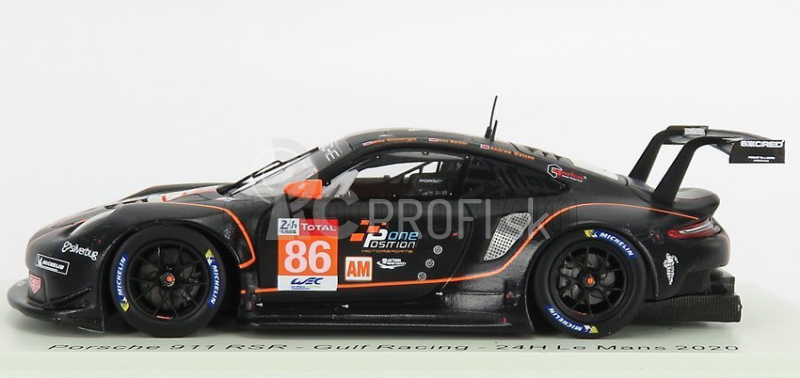 Spark-model Porsche 911 991-2 Rsr 4.0l Team Gulf Racing N 86 24h Le Mans 2020 B.barker - M.wainwright - A.watson 1:43 Black