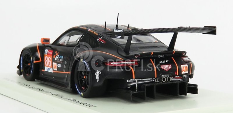 Spark-model Porsche 911 991-2 Rsr 4.0l Team Gulf Racing N 86 24h Le Mans 2020 B.barker - M.wainwright - A.watson 1:43 Black