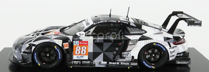 Spark-model Porsche 911 991-2 Rsr Team Dempsey Proton Racing N 88 24h Le Mans 2020 D.bastien - A.de Leener - T.preining 1:43 Grey Black