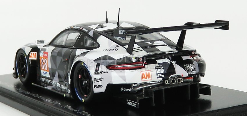 Spark-model Porsche 911 991-2 Rsr Team Dempsey Proton Racing N 88 24h Le Mans 2020 D.bastien - A.de Leener - T.preining 1:43 Grey Black