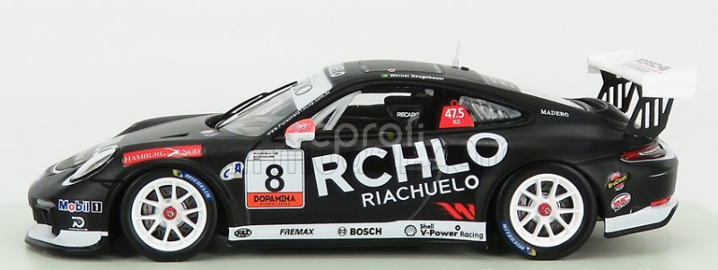 Spark-model Porsche 911 991 Gt3 Cup N 8 Champion Porsche Carrera Cup Brazil 2018 W.neugebauer 1:43 Black