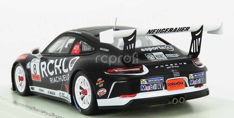 Spark-model Porsche 911 991 Gt3 Cup N 8 Champion Porsche Carrera Cup Brazil 2018 W.neugebauer 1:43 Black