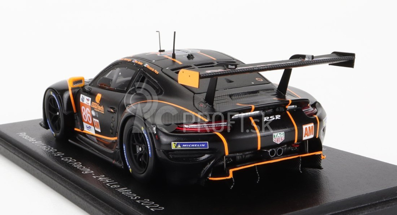 Spark-model Porsche 911 991 Rsr-19 4.2l Team Gr Racing N 86 24h Le Mans 2022 M.wainwright - R.pera - B.barker 1:43 Black