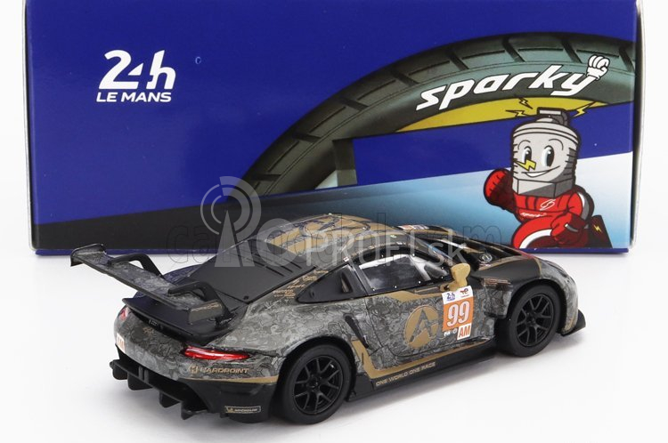 Spark-model Porsche 911 991 Rsr-19 4.2l Team Hardpoint Motorsport N 99 24h Le Mans 2022 A.haryanto - A.picariello - M.rump 1:64 Black