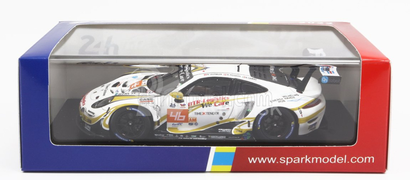 Spark-model Porsche 911 991 Rsr-19 4.2l Team Project-1 N 46 24h Le Mans 2022 M.cairoli - M.pedersen - N.leutwiler 1:43 White