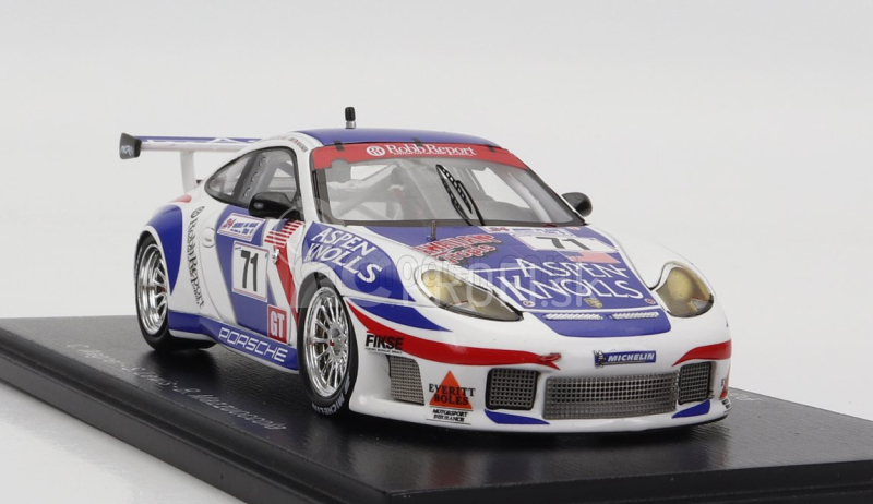 Spark-model Porsche 911 996 Gt3 R 3.6l Team Colucci Racing N 71 24h Le Mans 2000 C.wagner - S.lewis - B.mazzuoccola 1:43 Biela 2 Tones Blue