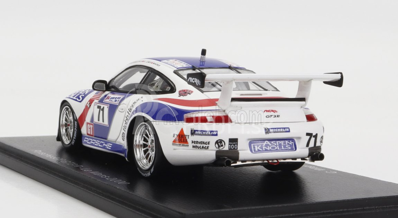 Spark-model Porsche 911 996 Gt3 R 3.6l Team Colucci Racing N 71 24h Le Mans 2000 C.wagner - S.lewis - B.mazzuoccola 1:43 Biela 2 Tones Blue