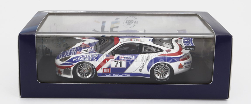 Spark-model Porsche 911 996 Gt3 R 3.6l Team Colucci Racing N 71 24h Le Mans 2000 C.wagner - S.lewis - B.mazzuoccola 1:43 Biela 2 Tones Blue