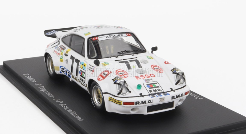 Spark-model Porsche 911 Carrera Rs 3.0l Team P.dagoreau N 77 24h Le Mans 1975 T.sabine - P.dagoreau - J.p.aeschlimann 1:43 White