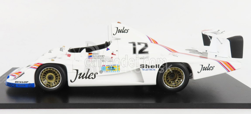 Spark-model Porsche 936/81 Team Porsche System N 12 24h Le Mans 1981 J.mass - V.schuppan - H.haywood 1:18 Biela