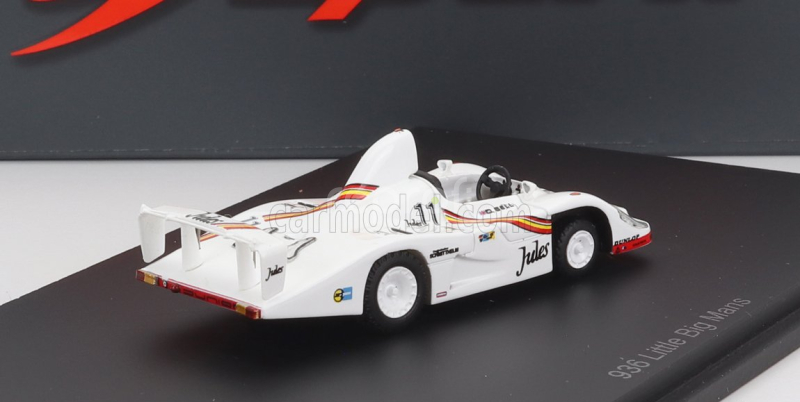 Spark-model Porsche Pedal Car - Typ 935 936/81 N 11 Víťaz 24h Le Mans 1981 - Little Big Mans - S figúrkami 1:43 Biela