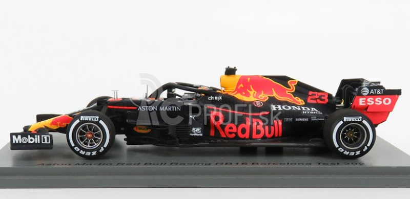 Spark-model Red bull F1 Rb16 Honda Team Aston Martin N 23 Test 2020 A.albon 1:43 Matná modrá červená žltá