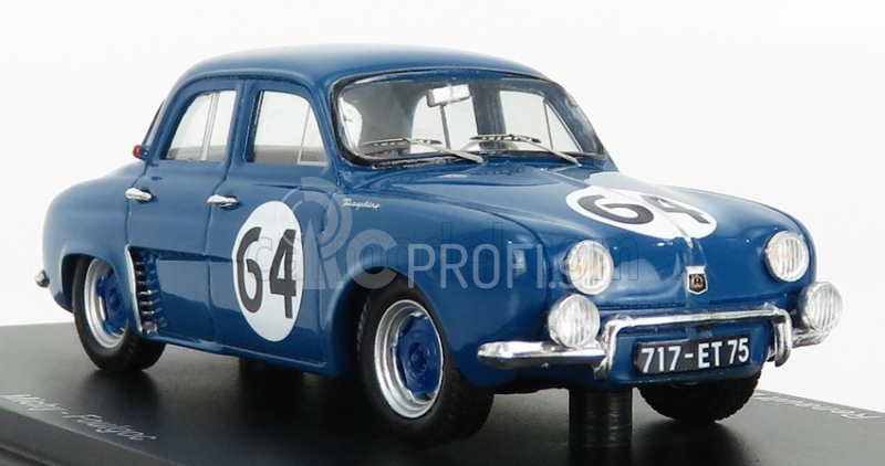 Spark-model Renault Dauphine Team Renault Company N 64 12h Sebring 1957 M.michy - M.foulgoc 1:43 Bluette