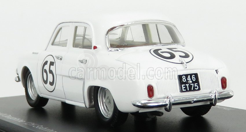 Spark-model Renault Dauphine Team Renault Company N 65 12h Sebring 1957 G.thirion - N.ferrier - G.spydel 1:43 Biela