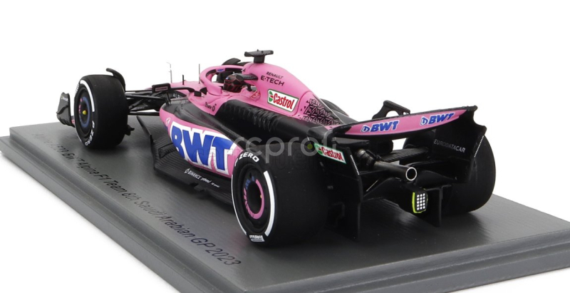 Spark-model Renault F1 A523 Team Bwt Alpine N 31 Sezóna 2023 Esteban Ocon 1:43 Ružová Modrá