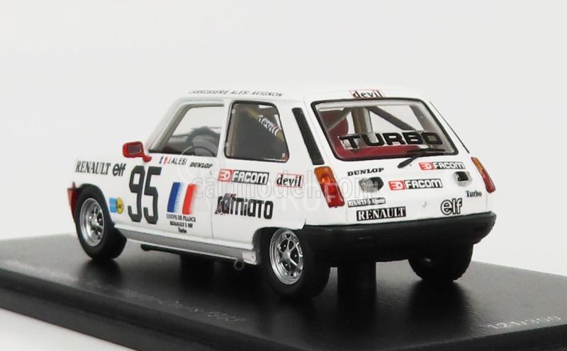 Spark-model Renault R5 Alpine Turbo N 95 Rally Magny-cours 1983 J.alesi 1:43 Biela