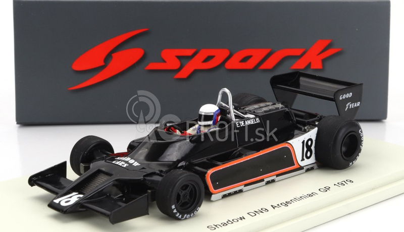 Spark-model Shadow F1 Dn9 N 18 Argentina Gp 1979 Elio De Angelis 1:43 Black