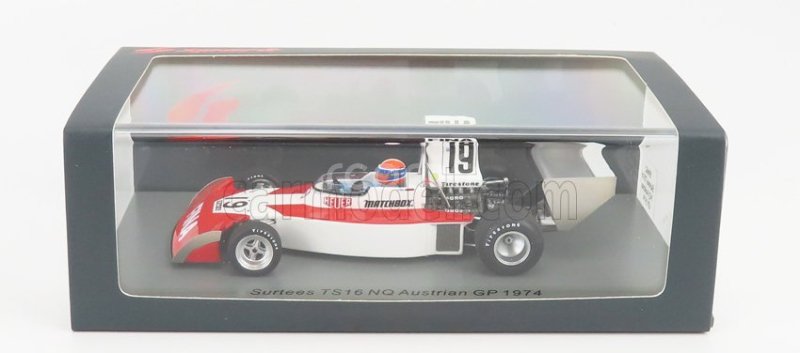 Spark-model Surtees F1 Ts16 N 19 Austrian Gp 1974 J.p.jabouille 1:43 Červená Biela Čierna