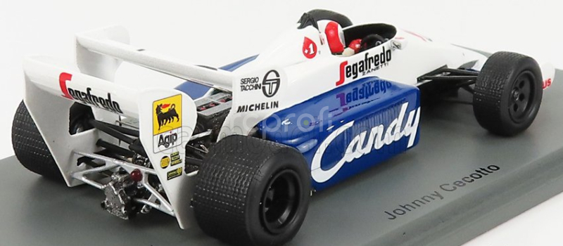 Spark-model Toleman F1 Tg184 Hart Turbo N 20 Monaco Gp 1984 J.cecotto 1:43 White Blue